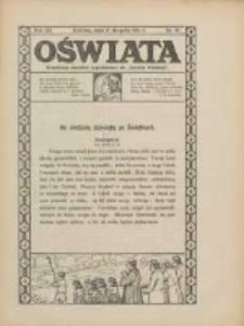 Oświata: bezpłatny dodatek tygodniowy do "Gazety Polskiej" 1924.08.17 R.12 Nr33