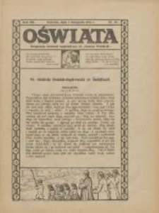 Oświata: bezpłatny dodatek tygodniowy do "Gazety Polskiej" 1924.11.02 R.12 Nr44