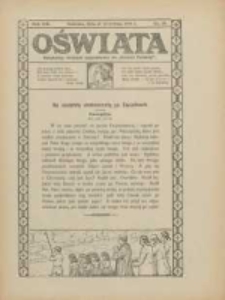 Oświata: bezpłatny dodatek tygodniowy do "Gazety Polskiej" 1925.09.27 R.13 Nr39