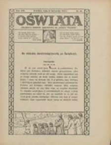 Oświata: bezpłatny dodatek tygodniowy do "Gazety Polskiej" 1925.11.15 R.13 Nr46