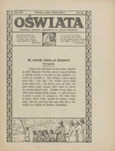 Oświata: bezpłatny dodatek tygodniowy do "Gazety Polskiej" 1926.07.11 R.14 Nr28