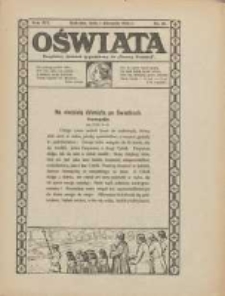 Oświata: bezpłatny dodatek tygodniowy do "Gazety Polskiej" 1926.08.01 R.14 Nr31
