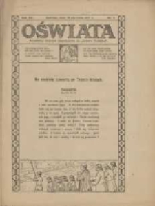 Oświata: bezpłatny dodatek tygodniowy do "Gazety Polskiej" 1927.01.30 R.15 Nr5