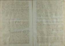 Odpowiedz kanonik&oacute;w na przyjęcie biskupa Andrzeja Zebrzydowskiego, 1547