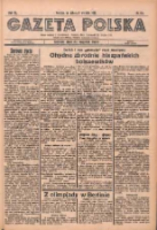 Gazeta Polska: codzienne pismo polsko-katolickie dla wszystkich stan&oacute;w 1936.08.08 R.40 Nr184