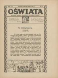 Oświata: bezpłatny dodatek tygodniowy do "Gazety Polskiej" 1928.02.19 R.16 Nr8