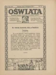 Oświata: bezpłatny dodatek tygodniowy do "Gazety Polskiej" 1928.11.18 R.16 Nr47
