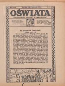 Oświata: bezpłatny dodatek tygodniowy do "Gazety Polskiej" 1929.01.06 R.17 Nr1
