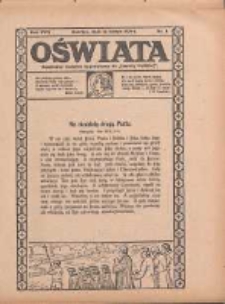 Oświata: bezpłatny dodatek tygodniowy do "Gazety Polskiej" 1929.02.24 R.17 Nr8