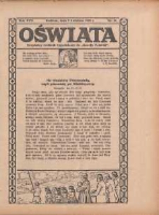 Oświata: bezpłatny dodatek tygodniowy do "Gazety Polskiej" 1929.04.07 R.17 Nr14