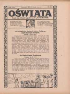 Oświata: bezpłatny dodatek tygodniowy do "Gazety Polskiej" 1929.05.19 R.17 Nr20