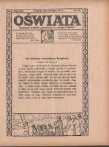 Oświata: bezpłatny dodatek tygodniowy do "Gazety Polskiej" 1929.07.28 R.17 Nr30