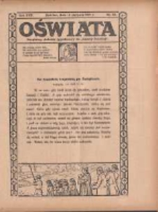 Oświata: bezpłatny dodatek tygodniowy do "Gazety Polskiej" 1929.08.18 R.17 Nr33