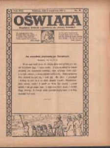 Oświata: bezpłatny dodatek tygodniowy do "Gazety Polskiej" 1929.09.01 R.17 Nr35