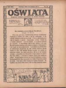 Oświata: bezpłatny dodatek tygodniowy do "Gazety Polskiej" 1929.09.08 R.17 Nr36