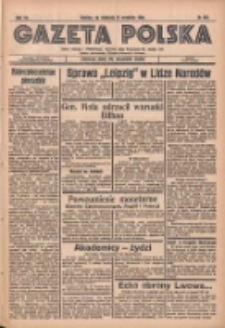 Gazeta Polska: codzienne pismo polsko-katolickie dla wszystkich stanów 1936.09.27 R.40 Nr226