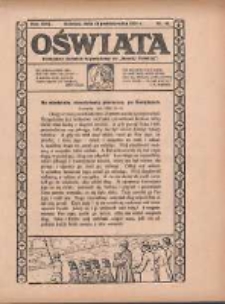 Oświata: bezpłatny dodatek tygodniowy do "Gazety Polskiej" 1929.10.13 R.17 Nr41