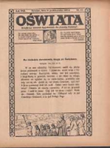 Oświata: bezpłatny dodatek tygodniowy do "Gazety Polskiej" 1929.10.20 R.17 Nr42