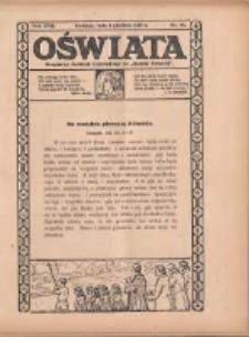 Oświata: bezpłatny dodatek tygodniowy do "Gazety Polskiej" 1929.12.01 R.17 Nr48