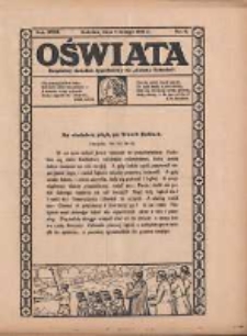 Oświata: bezpłatny dodatek tygodniowy do "Gazety Polskiej" 1930.02.09 R.18 Nr6