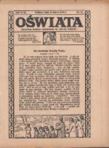 Oświata: bezpłatny dodatek tygodniowy do "Gazety Polskiej" 1930.03.23 R.18 Nr12