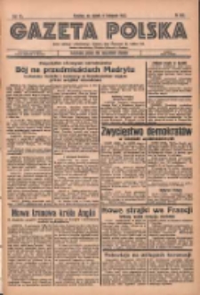 Gazeta Polska: codzienne pismo polsko-katolickie dla wszystkich stanów 1936.11.06 R.40 Nr260