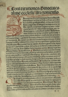 Constitutiones sinodales alme ecclesie Strigoniensis