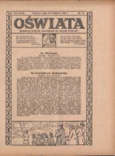Oświata: bezpłatny dodatek tygodniowy do "Gazety Polskiej" 1930.04.20 R.18 Nr16