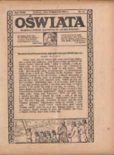 Oświata: bezpłatny dodatek tygodniowy do "Gazety Polskiej" 1930.04.27 R.18 Nr17