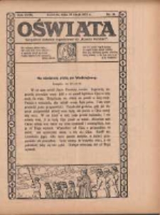 Oświata: bezpłatny dodatek tygodniowy do "Gazety Polskiej" 1930.05.25 R.18 Nr21