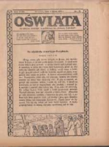 Oświata: bezpłatny dodatek tygodniowy do "Gazety Polskiej" 1930.07.06 R.18 Nr27