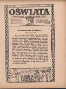 Oświata: bezpłatny dodatek tygodniowy do "Gazety Polskiej" 1930.08.03 R.18 Nr31