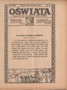 Oświata: bezpłatny dodatek tygodniowy do "Gazety Polskiej" 1930.09.21 R.18 Nr38