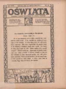 Oświata: bezpłatny dodatek tygodniowy do "Gazety Polskiej" 1930.10.12 R.18 Nr41