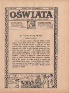 Oświata: bezpłatny dodatek tygodniowy do "Gazety Polskiej" 1930.12.14 R.18 Nr45