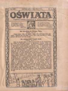 Oświata: bezpłatny dodatek tygodniowy do "Gazety Polskiej" 1931.01.04 R.19 Nr1