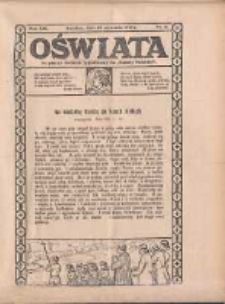 Oświata: bezpłatny dodatek tygodniowy do "Gazety Polskiej" 1931.01.25 R.19 Nr4