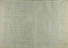 List Wojciech Baranowskiego biskupa płockiego do króla Zygmunta III, Rzym 15.01.1595