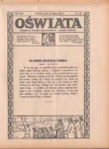 Oświata: bezpłatny dodatek tygodniowy do "Gazety Polskiej" 1931.07.26 R.19 Nr30