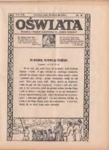Oświata: bezpłatny dodatek tygodniowy do "Gazety Polskiej" 1931.08.23 R.19 Nr34