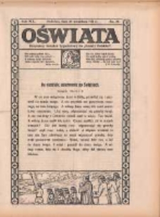 Oświata: bezpłatny dodatek tygodniowy do "Gazety Polskiej" 1931.09.27 R.19 Nr39