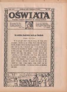 Oświata: bezpłatny dodatek tygodniowy do "Gazety Polskiej" 1931.11.01 R.19 Nr44