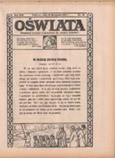 Oświata: bezpłatny dodatek tygodniowy do "Gazety Polskiej" 1931.11.29 R.19 Nr48