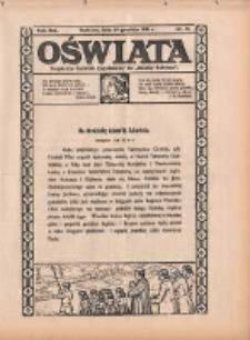 Oświata: bezpłatny dodatek tygodniowy do "Gazety Polskiej" 1931.12.20 R.19 Nr51