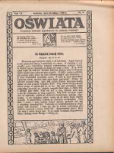 Oświata: bezpłatny dodatek tygodniowy do "Gazety Polskiej" 1932.02.28 R.20 Nr9