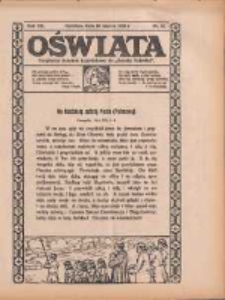 Oświata: bezpłatny dodatek tygodniowy do "Gazety Polskiej" 1932.03.20 R.20 Nr12