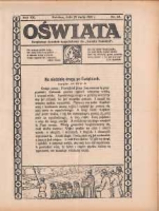 Oświata: bezpłatny dodatek tygodniowy do "Gazety Polskiej" 1932.05.29 R.20 Nr22