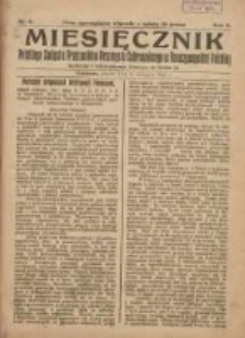 Miesięcznik Polskiego Związku Pracowników Przemysłu Cukrowniczego w Rzeczypospolitej Polskiej 1924.08.01 R.2 Nr6