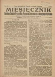 Miesięcznik Polskiego Związku Pracowników Przemysłu Cukrowniczego w Rzeczypospolitej Polskiej 1924.11.01 R.2 Nr9