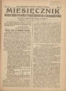 Miesięcznik Polskiego Związku Pracowników Przemysłu Cukrowniczego w Rzeczypospolitej Polskiej 1925.01.01 R.2 Nr11